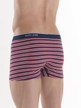Комплект из 2 мужских трусов боксеров красного цвета в полоску BlackSpade STRIPES b9551 Red