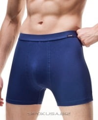Мужские боксеры на комфортной широкой резинке Cornette MW116981navy blue