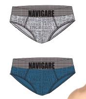 Комфортные мужские слипы с посадкой без сдавливания Navigare 752Z джинс (jeans)