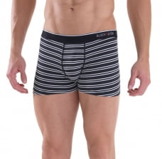 Комплект из 2 мужских трусов боксеров черного цвета в полоску BlackSpade STRIPES b9551 Black