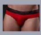 Мужские современные плавки Jolidon Uomo N245 красный (rosso)