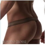 Мужские трусы джоки из мягкого материала голубого цвета Romeo Rossi R1004-17