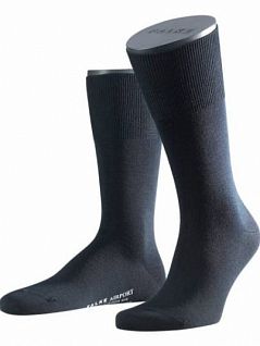Удобные носки хлопкового трикотажа Falke 14662 Tiago SO (муж.) Темный-синий (6370)