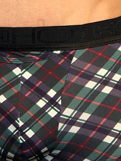 Мужские хипсы в клеточку разноцветные HOM HO1Tartan 02219cG9