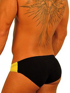Мужские трусы черно-желтого цвета Doreanse Fitness Collection 1099c01