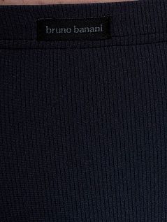 Удобные эластичные мужские трусы в мелкую черную полоску bruno banani 22031502бруно Черный