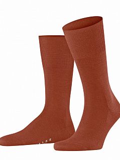 Оригинальные носки из мериносовой шерсти с отличной терморегуляцией Falke 14435 Airport SO Оранжевый 8829