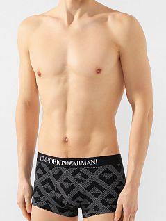 Набор боксеров на эластичной резинке (2шт) Emporio Armani 1112101а598армани Черный 23820