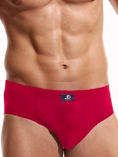 Яркие брифы из однотонной ткани Jolidon DT194блнТм Red