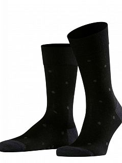 Стильные носки в горошек Falke 13269 Dot SO (муж.) Серый 3096