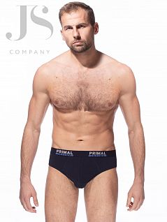 Комплект брифов с двойной панелью на средней посадке PRIMAL JSPRIMAL S1201 (3 шт.) slip bianco / blu / grigio