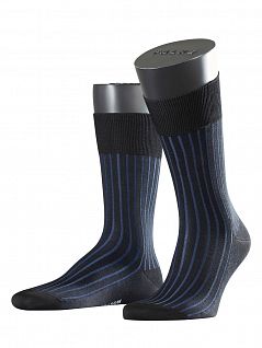 Модные носки с ребристой структурой Falke 14648 Shadow SO (муж.) Черный (3003)