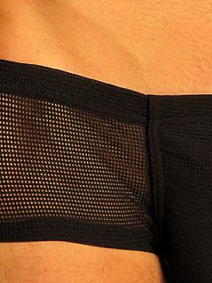 Мужские трусы хипсы черные сеточкой Doreanse Sexy Summer 1584c01 распродажа