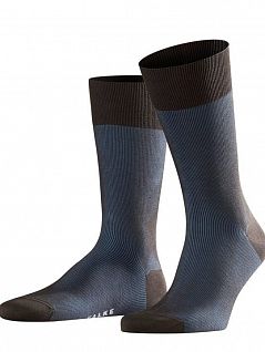 Стильные носки из хлопка и полиамида FALKE 13141 Fine Shadow SO (муж.) Коричневый (5933)