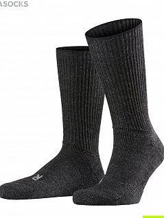 Носки из мягкой шерсти Falke 16480 Walkie Темный-серый