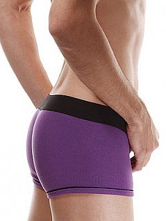 Мужские фиолетовые спортивные хипсы из хлопка Oboy Ribby 5215c99