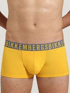 Комплект ярких боксеров на широкой резинке (2шт) Bikkembergs вбкт04772бикк Синий-желтый