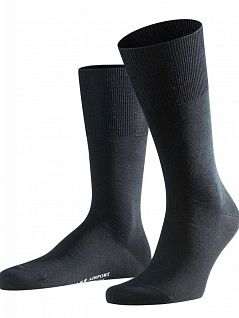 Удобные носки на мягкой резинке Falke 14435 Airport (муж.) Черный (3000)