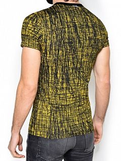 Стильная футболка из хлопка и эластана ERMENEGILDO ZEGNA вбкт04796бикк Оранжевый