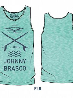 Мужская футболка из 100% хлопка с принтом Johnny Brasco 755923_7 голубой (fiji)