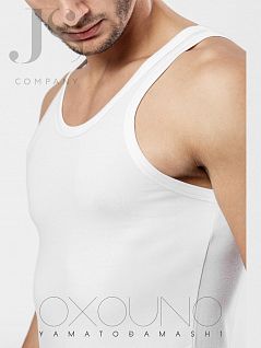 Классическая майка с овальным вырезом и широкими бретелями Oxouno JSOXO 0032 КЛАССИК белый распродажа