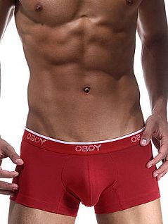 Мужские красные боксеры Oboy Base Line 6085c06