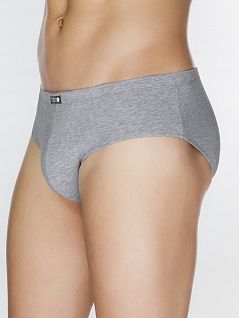 Однотонные мужские трусы брифы серого цвета Torro LFTMS2000 M.GREY
