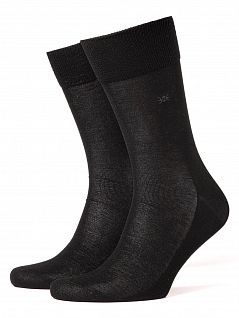 Мягкие носки из хлопковой ткани Burlington 21036 Cardiff SO (муж.) Черный (3000)