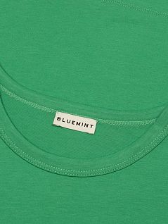 Универсальная футболка с круглым вырезом зеленого цвета Bluemint RICCIc938