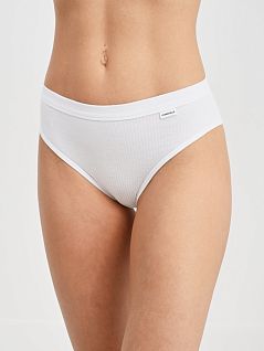 Полосатые слипы из мягкого хлопка белого цвета Chantelle C15P50c010
