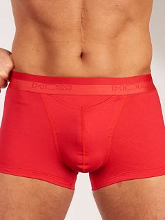 Комфортные боксеры из хлопка и модала красного цвета HOM 35c9520c4063