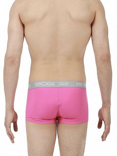 Мужской комплект боксеро (2шт)розовый+цветной принт HOM 40c0961cV001