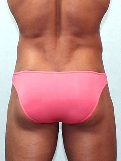 Розовые мужские микро слипы Romeo Rossi Slips R2005-12
