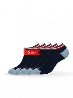 Прочные носки на мягкой резинке OMSA JSACTIVE 114 (5 пар) blu oms