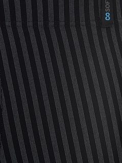 Черные мужские трусы из тонкого шелковистого трикотажа в полоску SCHIESSER 149047шис Черный