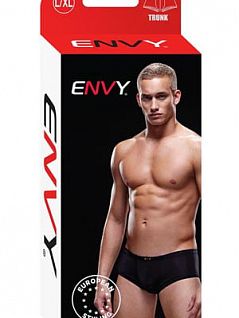 Мужские полосатые трусы хипсы "ENVY E023-BLK" черные