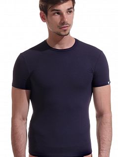 Футболка с коротким рукавом из модала Jolidon DTФМ20мм Darkblue