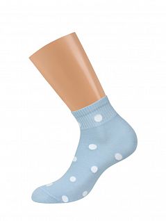 Женские носки из мягкого хлопка с высокой воздухопроницаемостью Minimi JSMINI TREND 4209 (5 пар) blu chiaro min