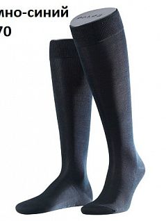 Гольфы на одинарное резинке и стельке на внутренней стороне Falke 15662 Tiago (муж.) Темный-синий (6370)