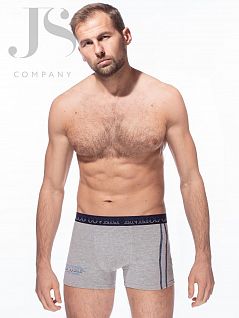 Боксеры с добавлением полиамида с яркой надписью "Sport Enrico Coveri" Enrico Coveri JSEB 1674 boxer grigio chiaro ecv