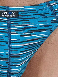 Мужские стринги изумрудные с принтом Oboy Sexy Boy 5953c07