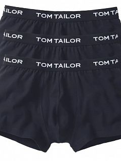 Набор однотонных хипсов черного цвета (3шт) TOM TAILOR RT70162/9303