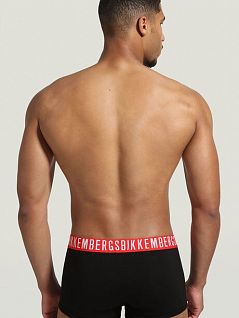 Набор боксеров на контрастной резинке черного цвета (2шт) Bikkembergs BKK1UTR05TRcBlack