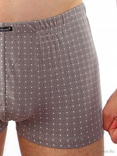 Классические серые короткие боксеры Gentlemen SIGS7301
