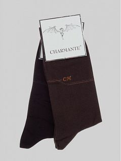 Комплект из 6 черных летних хлопковых носков Charmante SCHM-1014