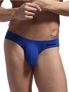 Эластичные слипы на тонкой резинке синего цвета JOCKMAIL RTJM2025-9