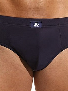 Хлопковые мужские трусы слипы черного цвета Jolidon Uomo N194