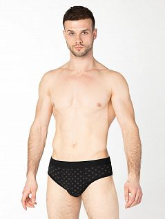 Оригинальные брифы с узором (3шт) LTOZ1742-F-23 Oztas серый-синий-черный