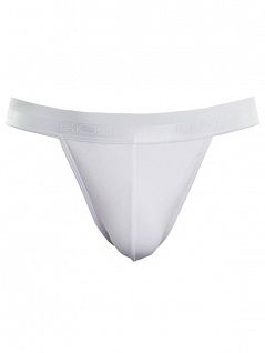 Классические танга на поясе из микрофибры белого цвета HOM 40c0413c0003