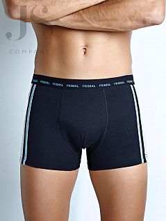 Комплект боксеров с контрастными вставками по бокам PRIMAL JSPRIMAL B209 (3 шт.) boxer blu/grigio chiaro/cobalto
